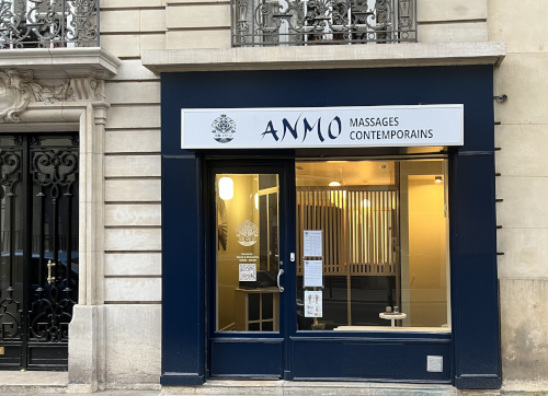 Facade salon de massage Anmo Massages Contemporains